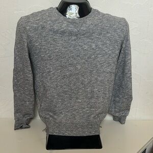 MICHAEL STARS Men’s Grey Sweatshirt with Side Zippers Size S